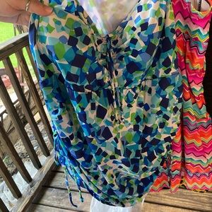 One piece Bathing Suit.